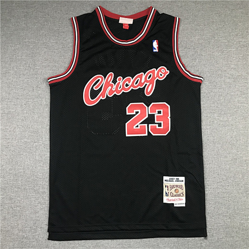 97-98 Bulls Retro Embroidery Jersey S-2XL