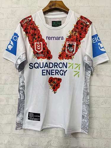 St. George Illawarra Dragons Rugby Jersey S-5XL S-5XL