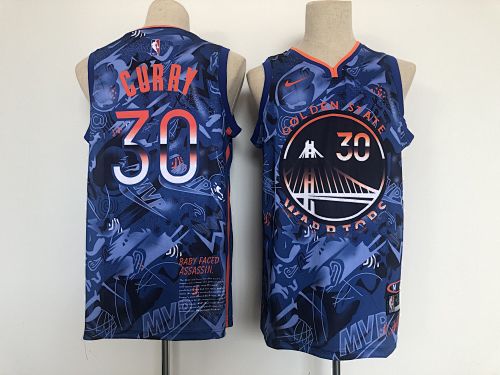 Warriors Embroidery Jersey S-2XL
