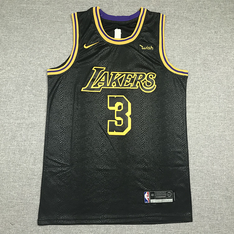 Lakers City Edition Embroidery Jersey S-2XL