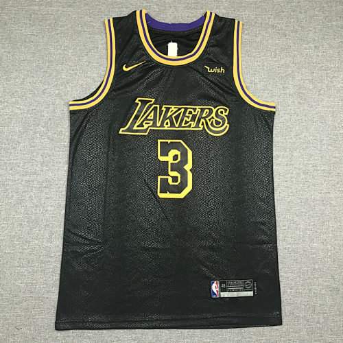 Lakers City Edition Embroidery Jersey S-2XL