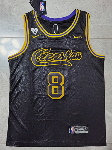 Lakers City Edition Embroidery Jersey S-2XL