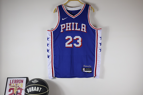 24 76ers Retro Jersey S-2XL 76