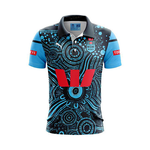 Nsw Blues Polo Rugby Jerseys S-5XL Polo S-5XL
