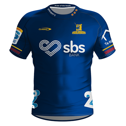 Highlanders Home Rugby Jerseys S-5XL S-5XL