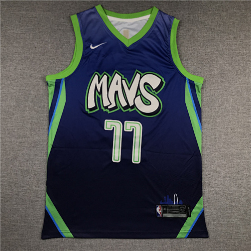 Dallas Mavericks City Edition Embroidery Jersey S-2XL