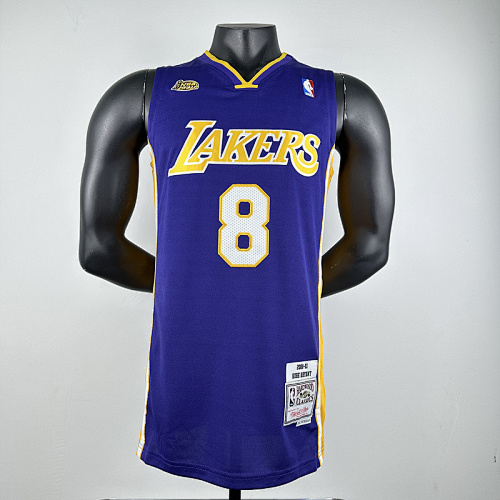 00-01 Lakers Retro Embroidery Jersey S-2XL