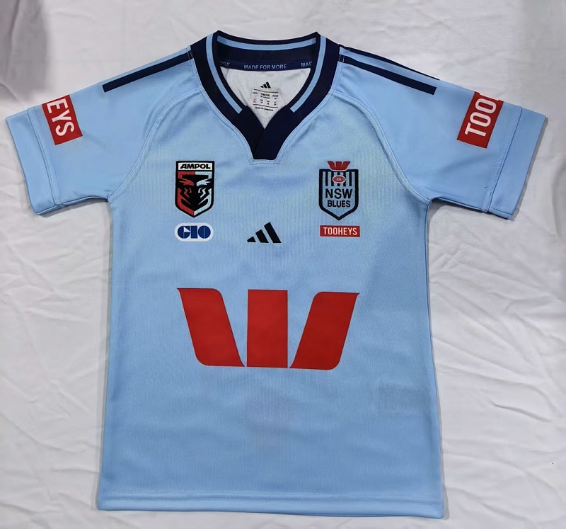 Nsw Blues Home Kids Rugby Jersey 16 -26