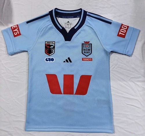 Nsw Blues Home Kids Rugby Jersey 16 -26