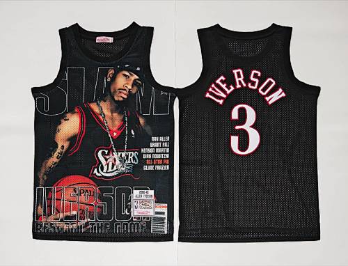 25 76ers Embroidery Jersey S-2XL 76