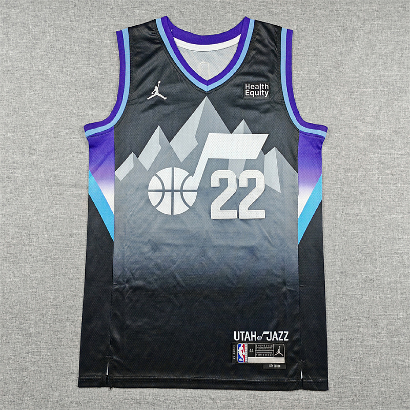 Utah Jazz Embroidery Jersey S-2XL