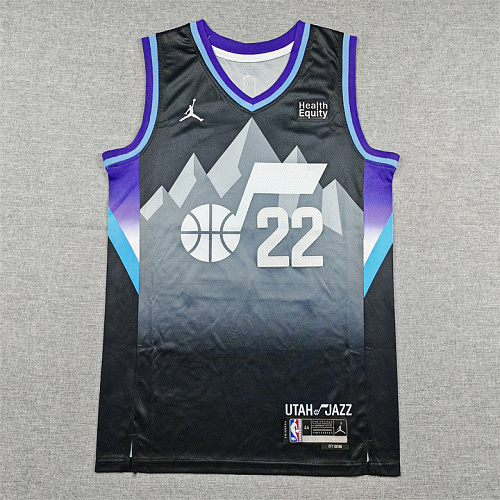 Utah Jazz Embroidery Jersey S-2XL