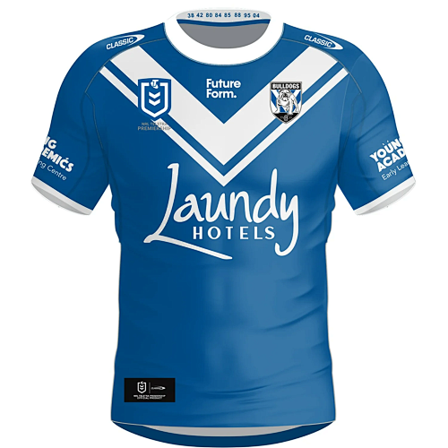 Canterbury-Bankstown Bulldogs Home Rugby Jersey S-5XL S-5XL