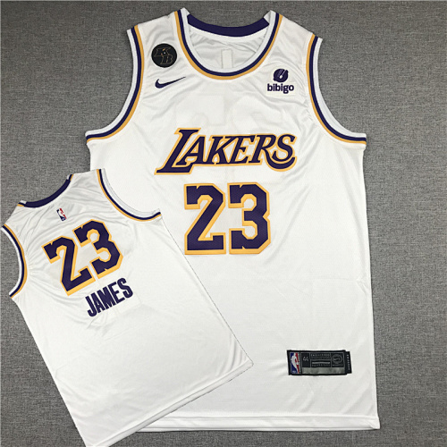 Lakers Embroidery Jersey S-2XL
