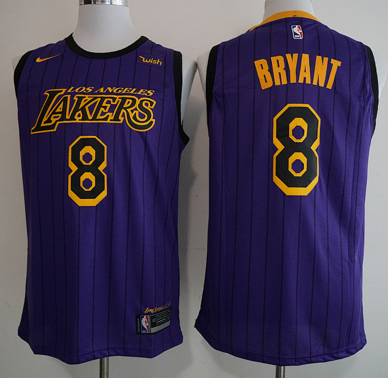 Lakers City Edition Embroidery Jersey S-2XL