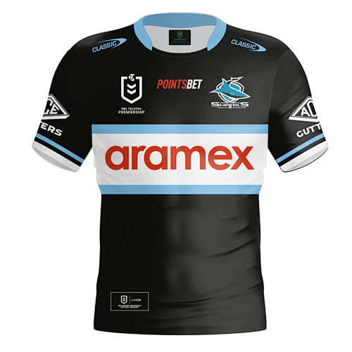 Cronulla-Sutherland Sharks Away Rugby Jerseys S-5XL S-5XL