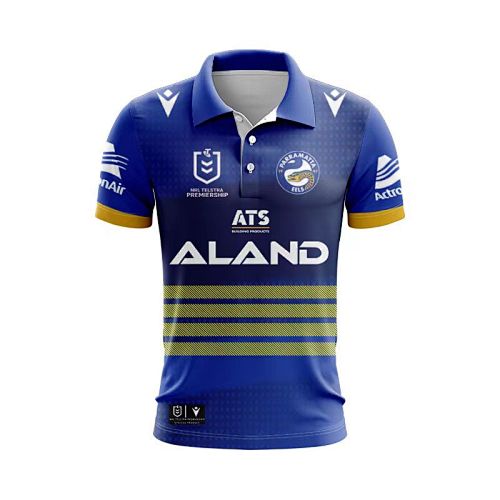 Parramatta Eels Home Polo Rugby Jerseys S-5XL S-5XL
