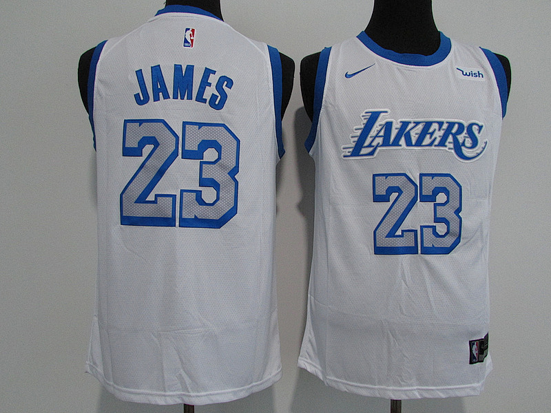 Lakers City Edition Embroidery Jersey S-2XL
