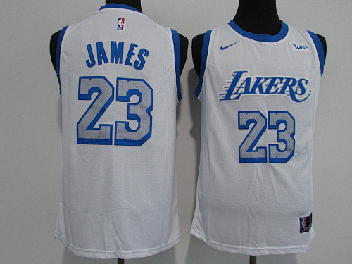 Lakers City Edition Embroidery Jersey S-2XL