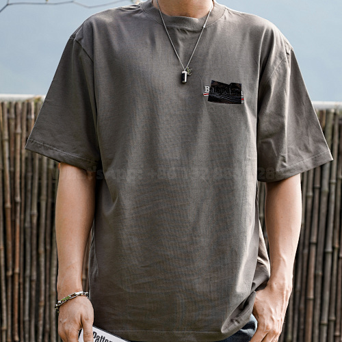 Balg - Gaffer Oversized Logo-Embroidered Appliquéd Cotton-Jersey T-Shirt - Gray