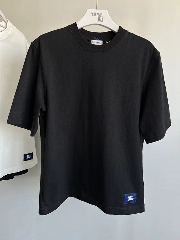 Burberry Logo Black Short Sleeved