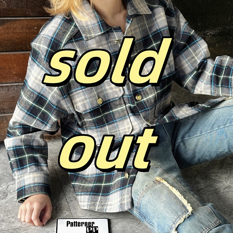 Cln Blue Plaid Shirt
