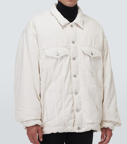 Balg Men's Padded Jacket IN White