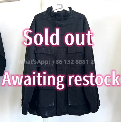 Balencia 100 Cotton Jacket With Vintage Effect