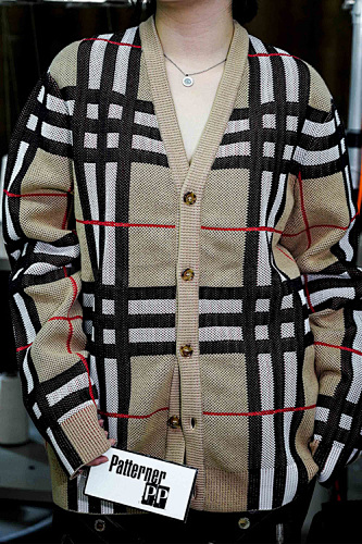 Bbr Check Technical Cotton CardiganPrice Archive Beige Cardigan