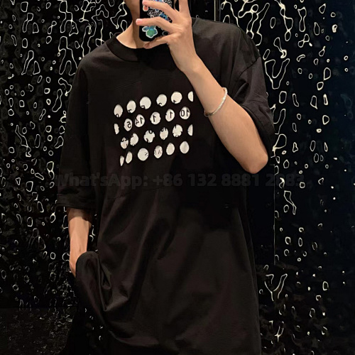 Maison M Punched Hole Logo T-Shirt