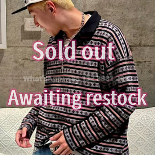 Chrome Hearts CH Leather Cross Patch Cashmere Sweater1