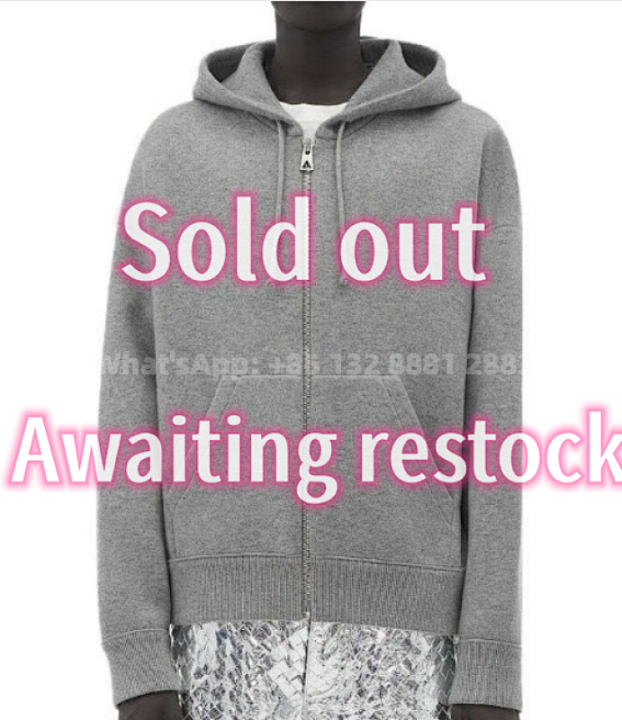BV Cashmere-blend Zip-up Hoodie In Gray