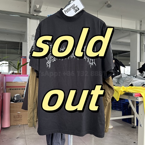 Balenciaga Blcg Darkwave Black Cotton T-shirt