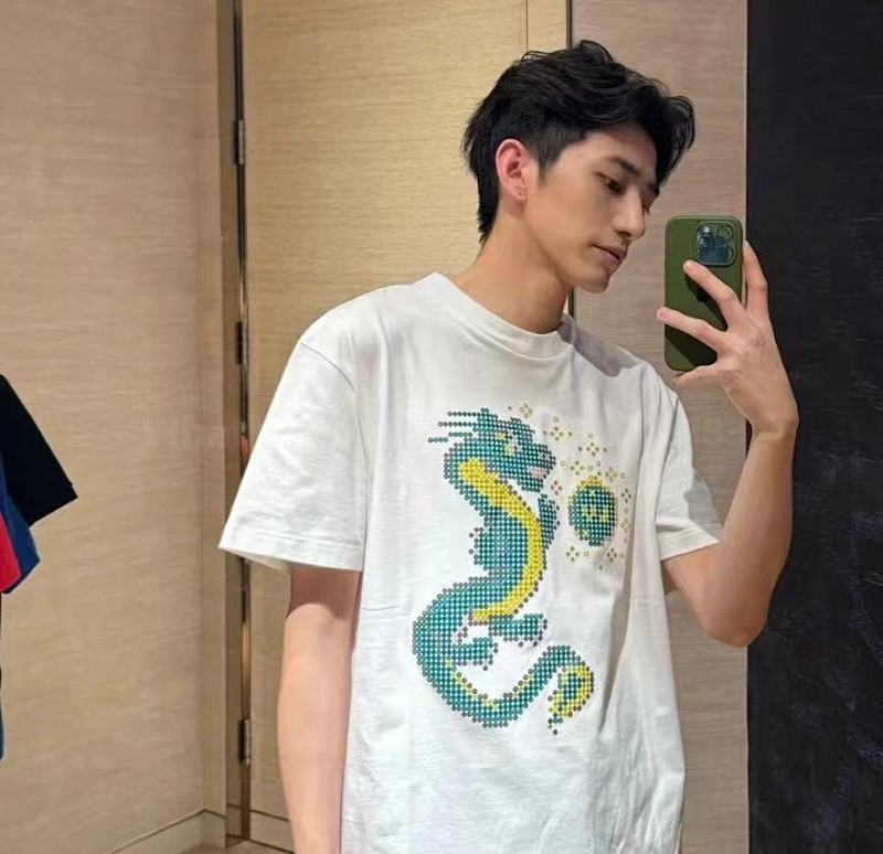 Louis Vuitt White Short Sleeve