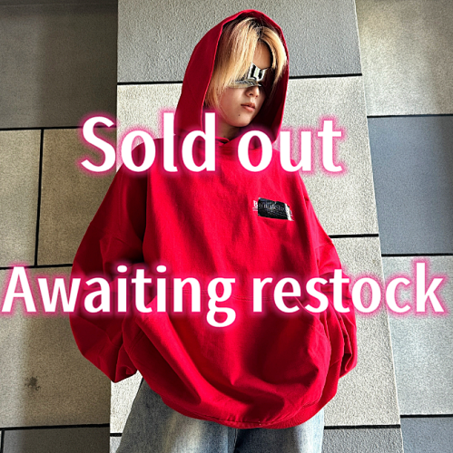 Balg Men's Gaffer Oversized Hoodie Red