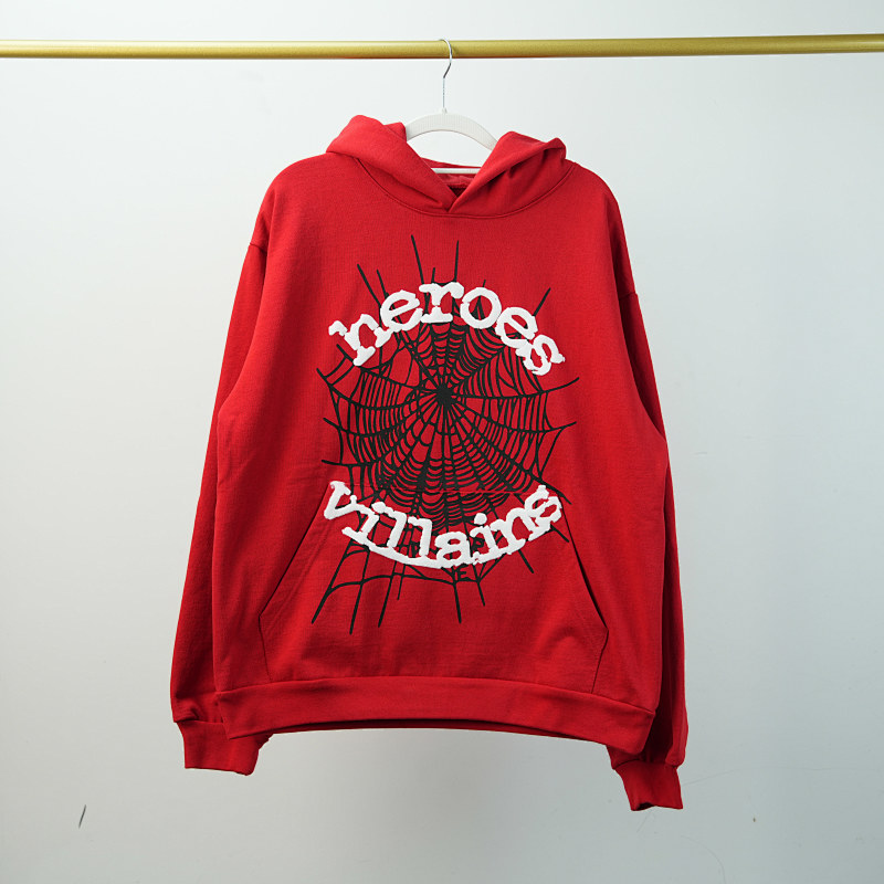 SP5DER Heroes &amp Villains Web Hoodie