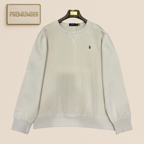 Ralph Lauren Ruff Lauren Horse Logo Round Neck Long Sleeve T-Shirt