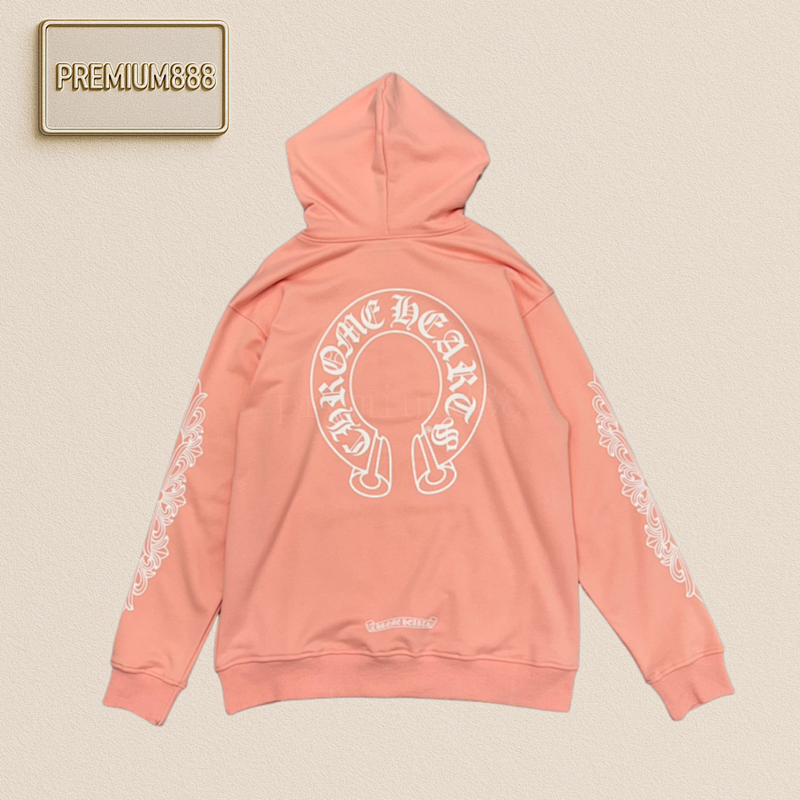 Limited Edition Pink 42-piece Pure Cotton Pullover Hooded Sweatshirt Is Available In Limit