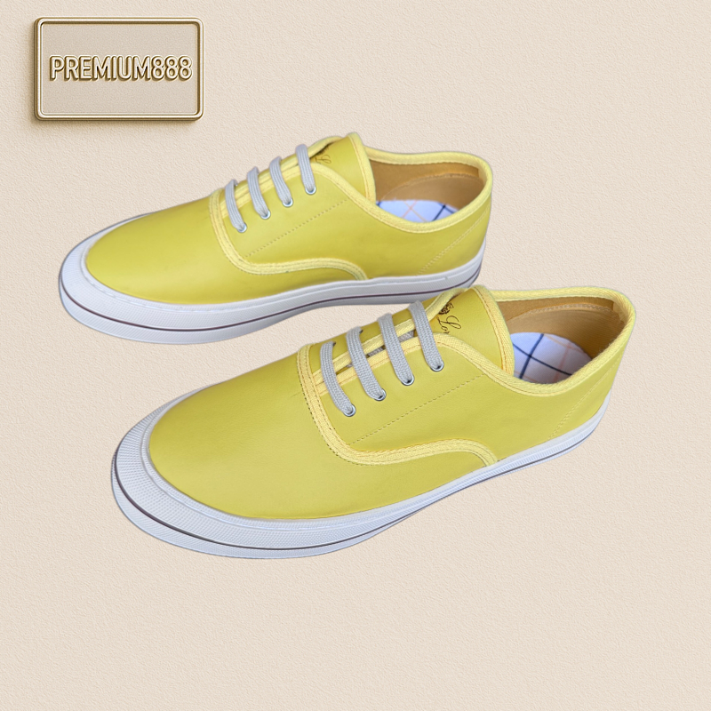LP Loro Piana Sergio Men's Casual Shoes With Top-grain Cowhide On The Upper And Water-dyed