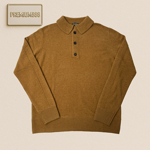 This Polo-neck Knitted Sweater Is Meticulously Crafted By Zegna