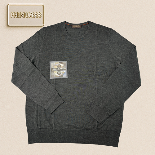 LP Autumn Winter New Collection Icewish Wool Knitwear - Classic Round Neck Long Sleeve Siz
