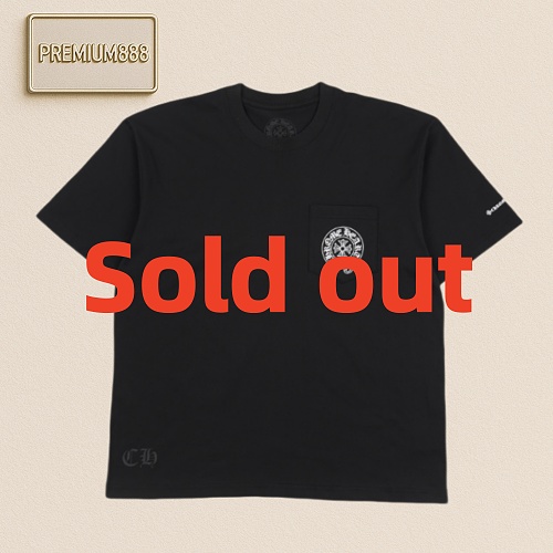 Chrome Hearts Chro Me Hearts Printed Short Sleeves At The Back
