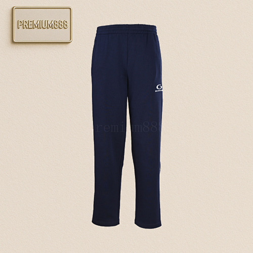 Balenciaga Blcg Five-bar Circular Embroidered Trim Sporty Trousers Set