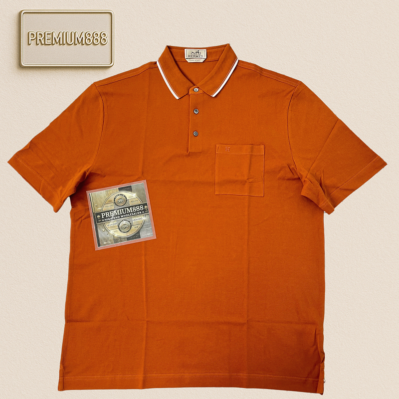 Hermès Spring Summer New Collection Saddle Stitch Polo In Sizes 46-54