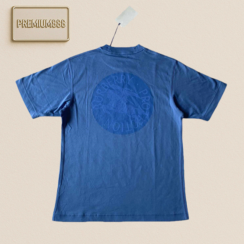 Bbr Round Horse Print Round Neck Short Sleeves