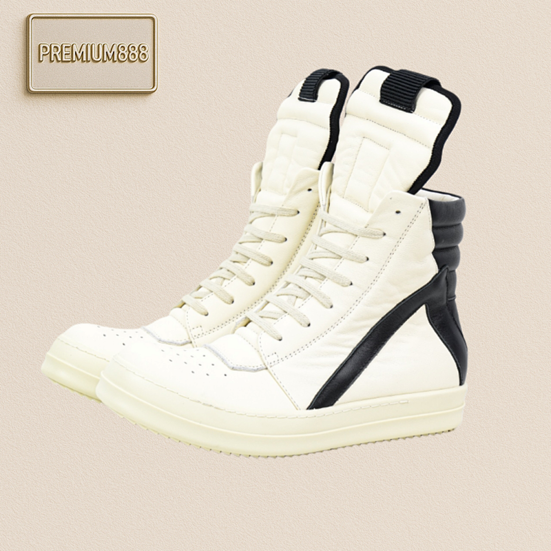 Rick Owens Water-blended Grain Surface Cowhide Material And The Stitch Spacing Are All Perfectly Repl