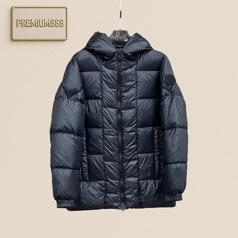 Moncler Webbing Black Label Down Jacket