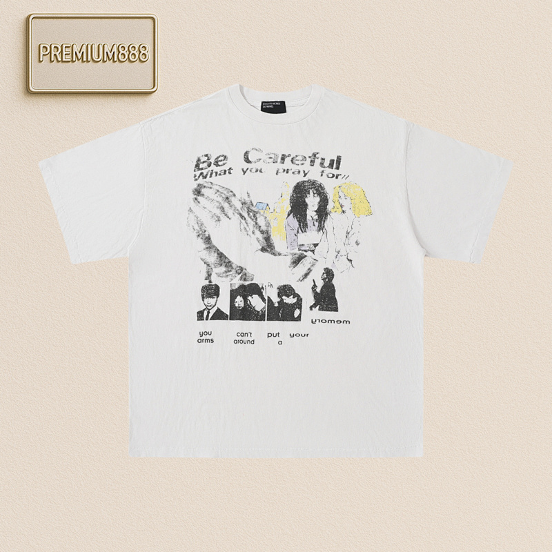 Erd Melancholic Rich Second Generation Prayer Comic Short Sleeves