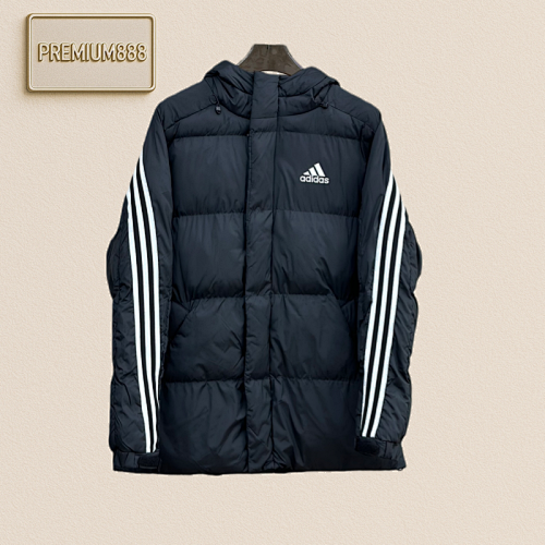 Adidas Hooded Three-bar Down Jacket Down Jacket