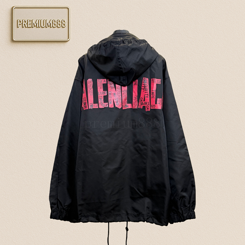 Balenciaga's New Pink Tape Windbreaker Jacket